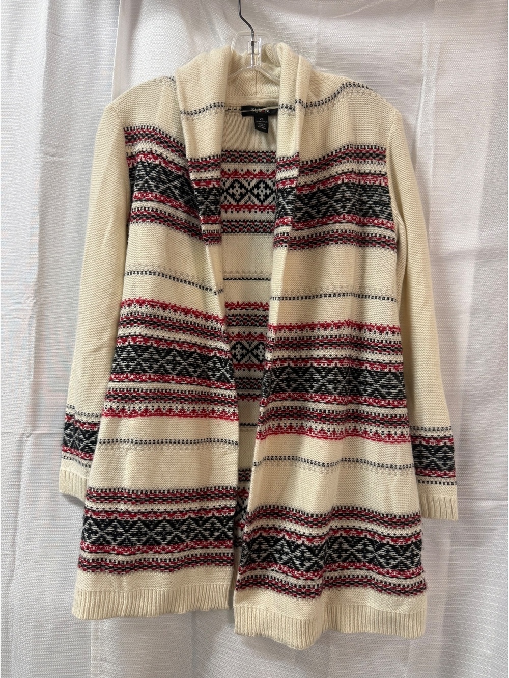 Style & Co. Women's Hooded Cardigan Sweater, XS